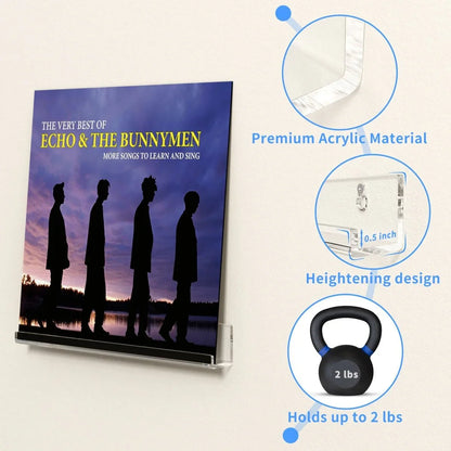12" Acrylic U-Shaped Vinyl Record Stand – 6 Pack - NIUBEE