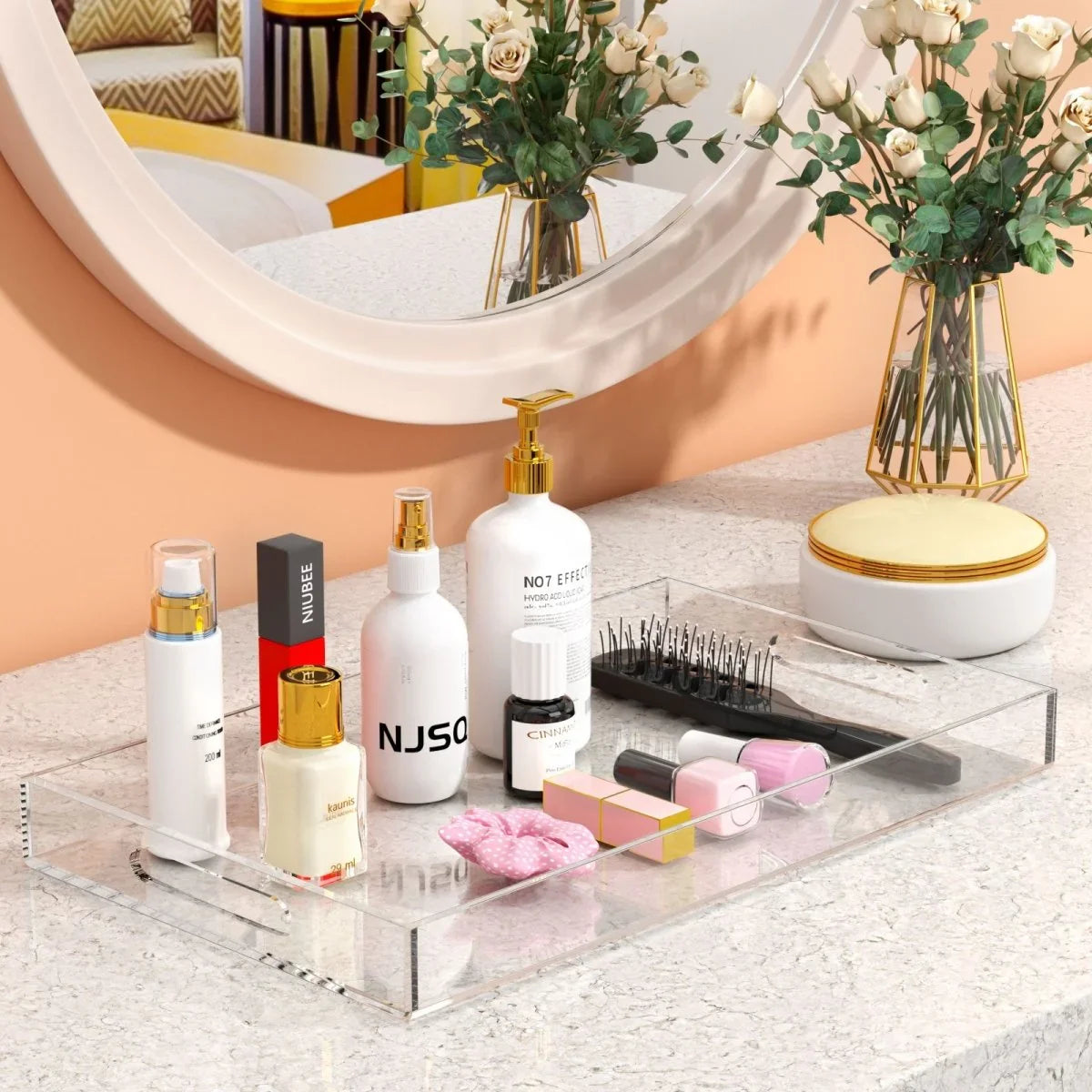 16x20" Clear Acrylic Tray - NIUBEE