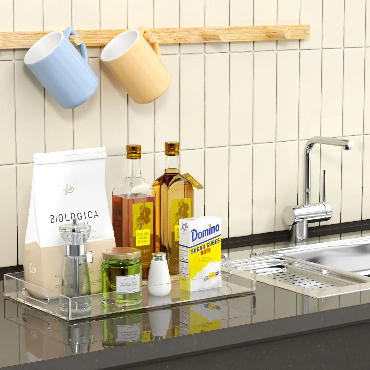16x20" Clear Acrylic Tray - NIUBEE