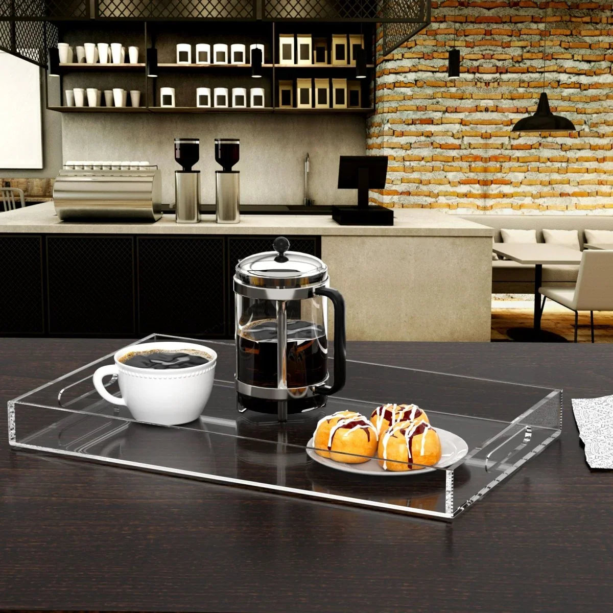 16x20" Clear Acrylic Tray - NIUBEE