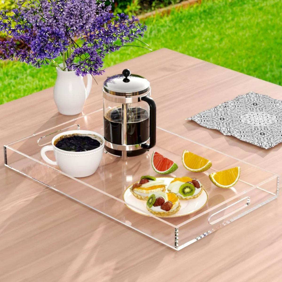 16x20" Clear Acrylic Tray - NIUBEE