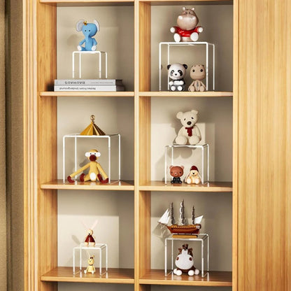 3×4×5" Acrylic N-Shaped Display Stand – 2 Pack - NIUBEE