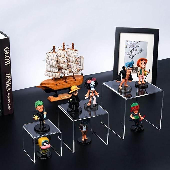 3×4×5" Acrylic N-Shaped Display Stand – 2 Pack - NIUBEE