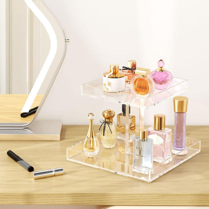 2-Tier Acrylic Perfume Organizer - NIUBEE