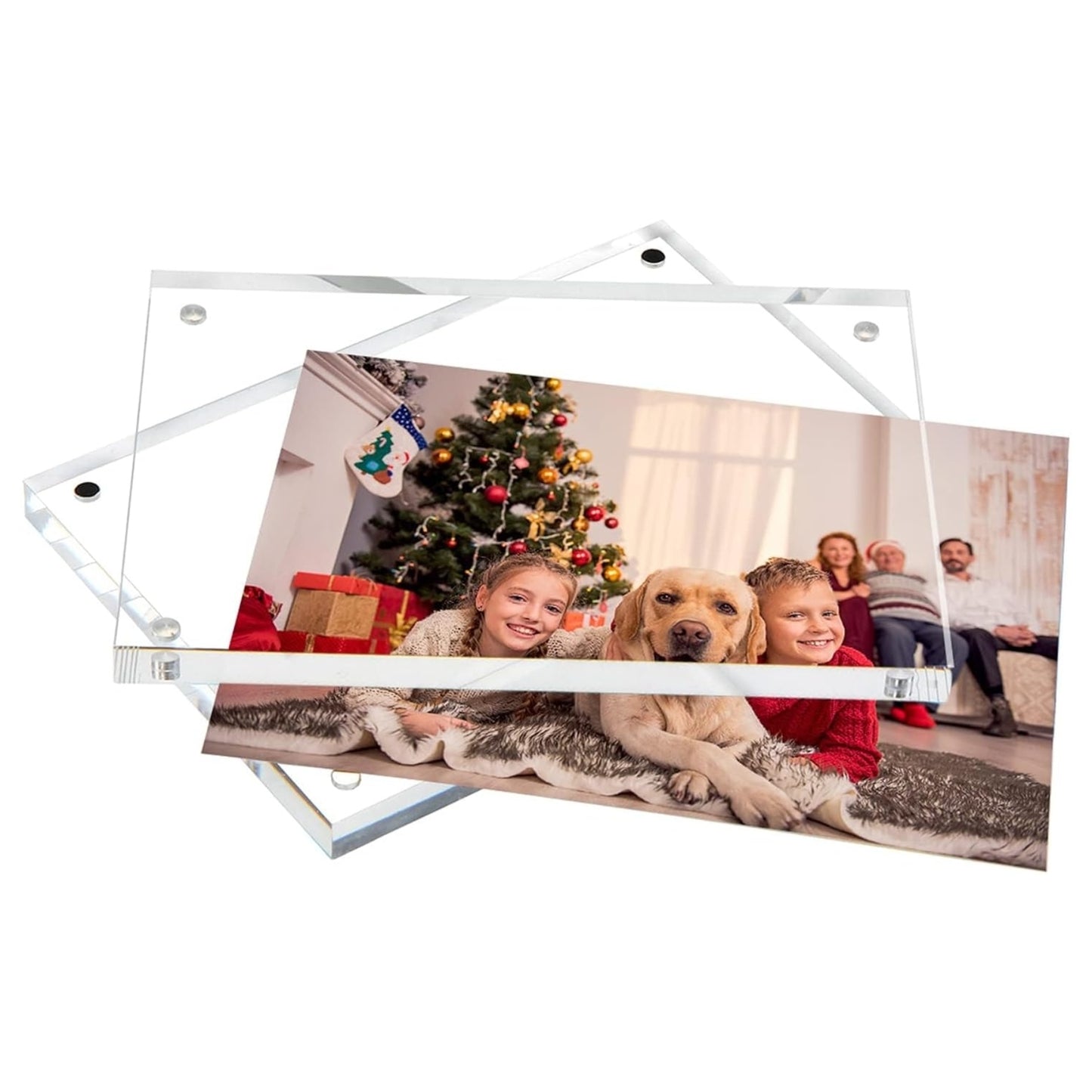 8.5×11" Thick Square Acrylic Photo Frame - NIUBEE
