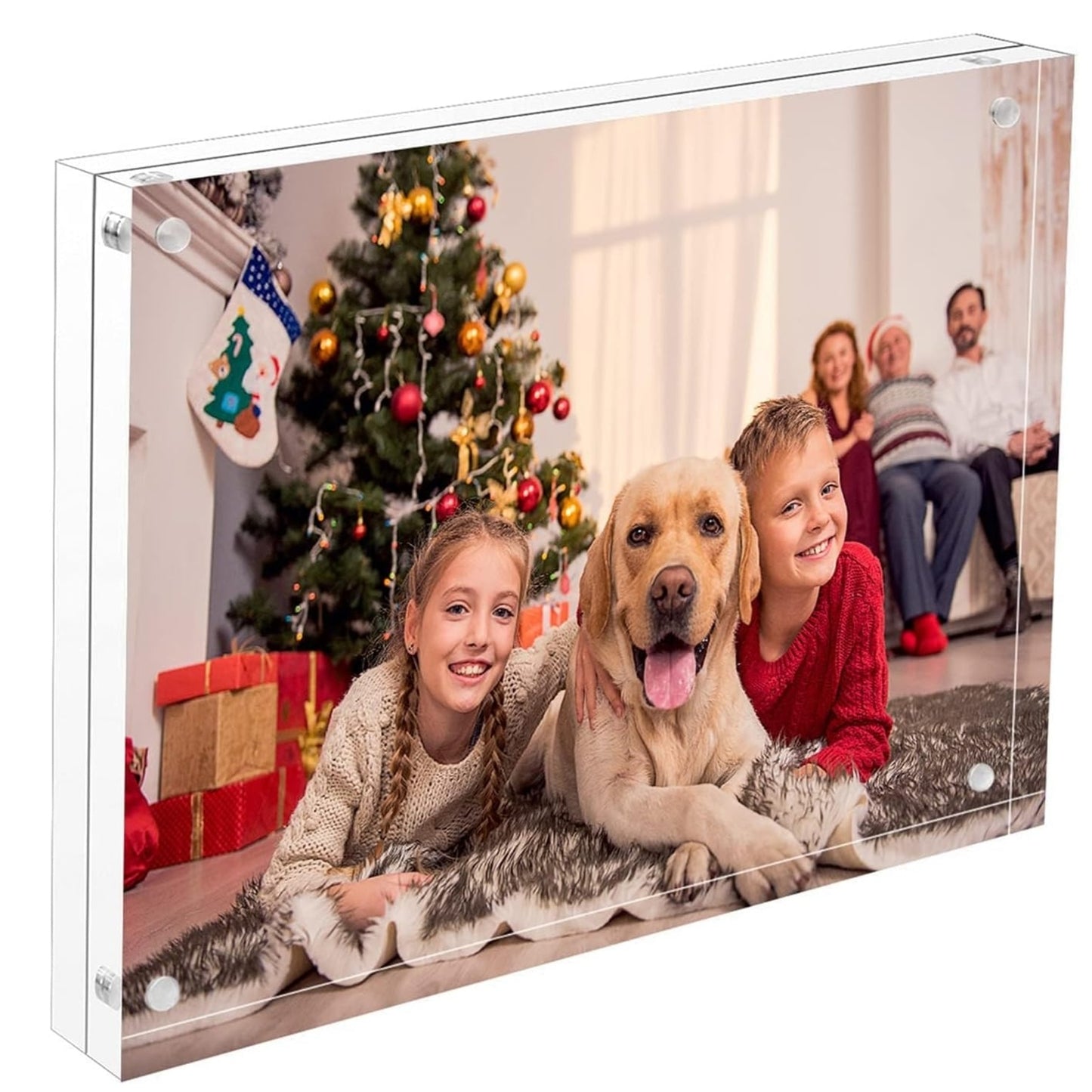 8.5×11" Thick Square Acrylic Photo Frame - NIUBEE
