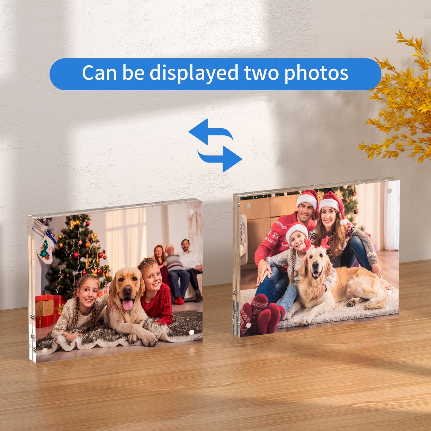 8.5×11" Thick Square Acrylic Photo Frame - NIUBEE