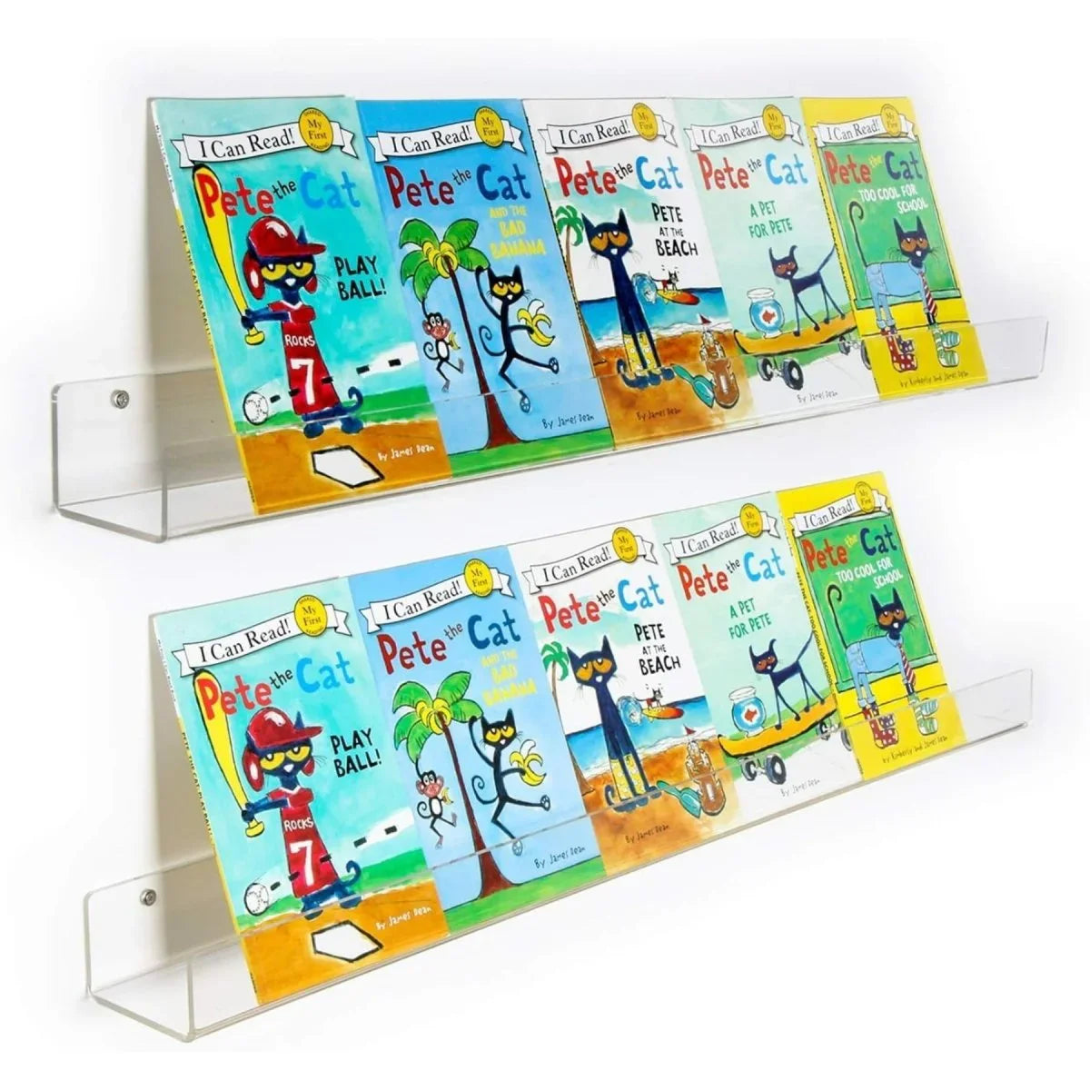 36" Acrylic U-Shaped Display Stand – 2 Pack - NIUBEE