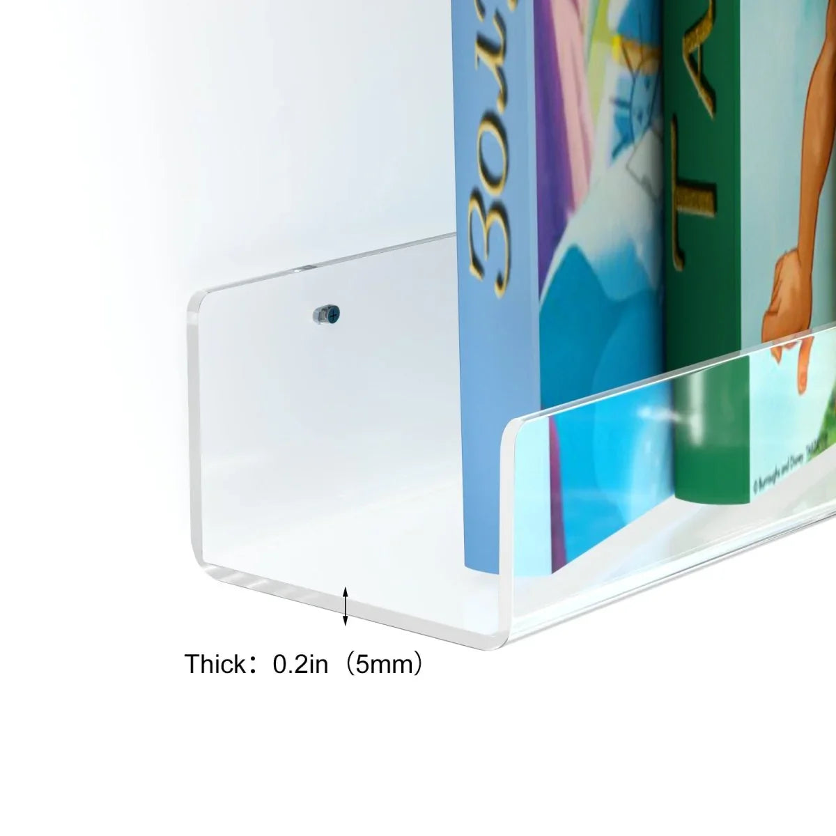 36" Acrylic U-Shaped Display Stand – 2 Pack - NIUBEE