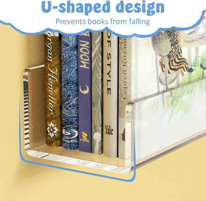 36" Acrylic U-Shaped Display Stand – 2 Pack - NIUBEE