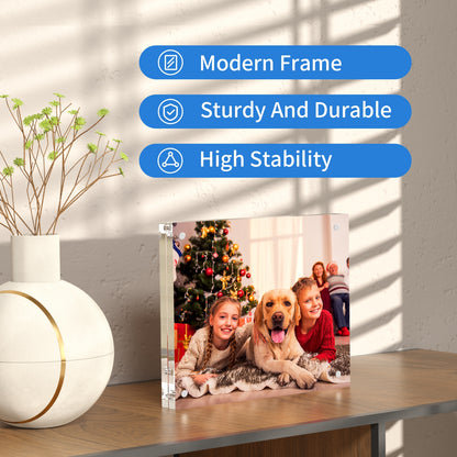 8.5×11" Thick Square Acrylic Photo Frame - NIUBEE