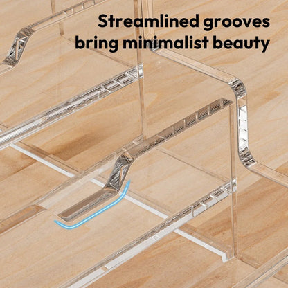 4-Tier Acrylic Business Card Holder - NIUBEE
