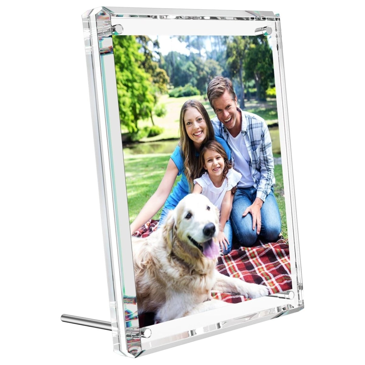 4×6" Diamond-Edge Acrylic Photo Frame - NIUBEE