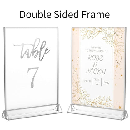 4×6" Silver Silk-Printed Label Sign – 6 Pack - NIUBEE