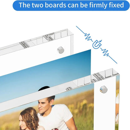 4x6" Thick Acrylic Photo Frame - NIUBEE
