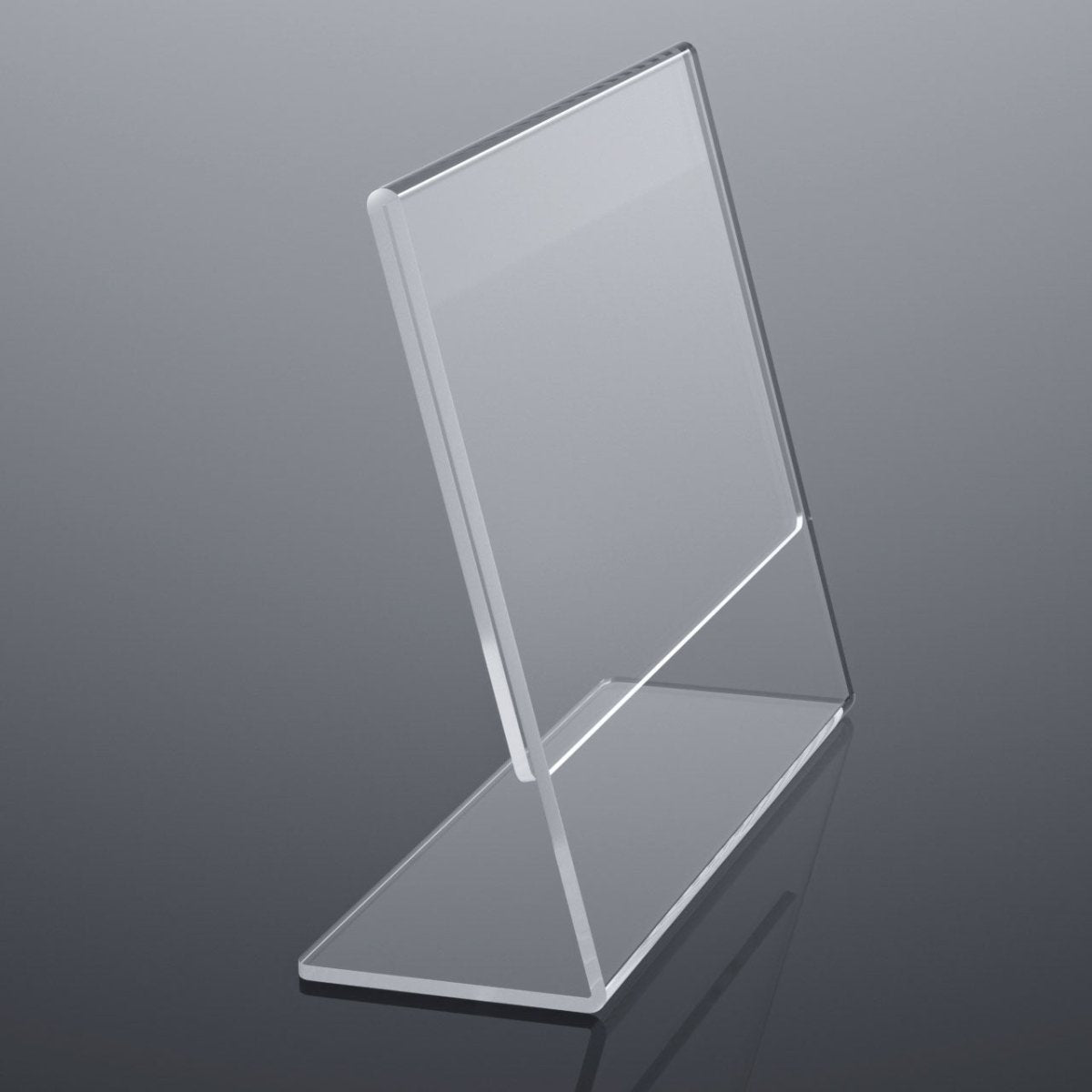8.5×11" Acrylic L-Stand Horizontal Sign Holder – 3 Pack - NIUBEE