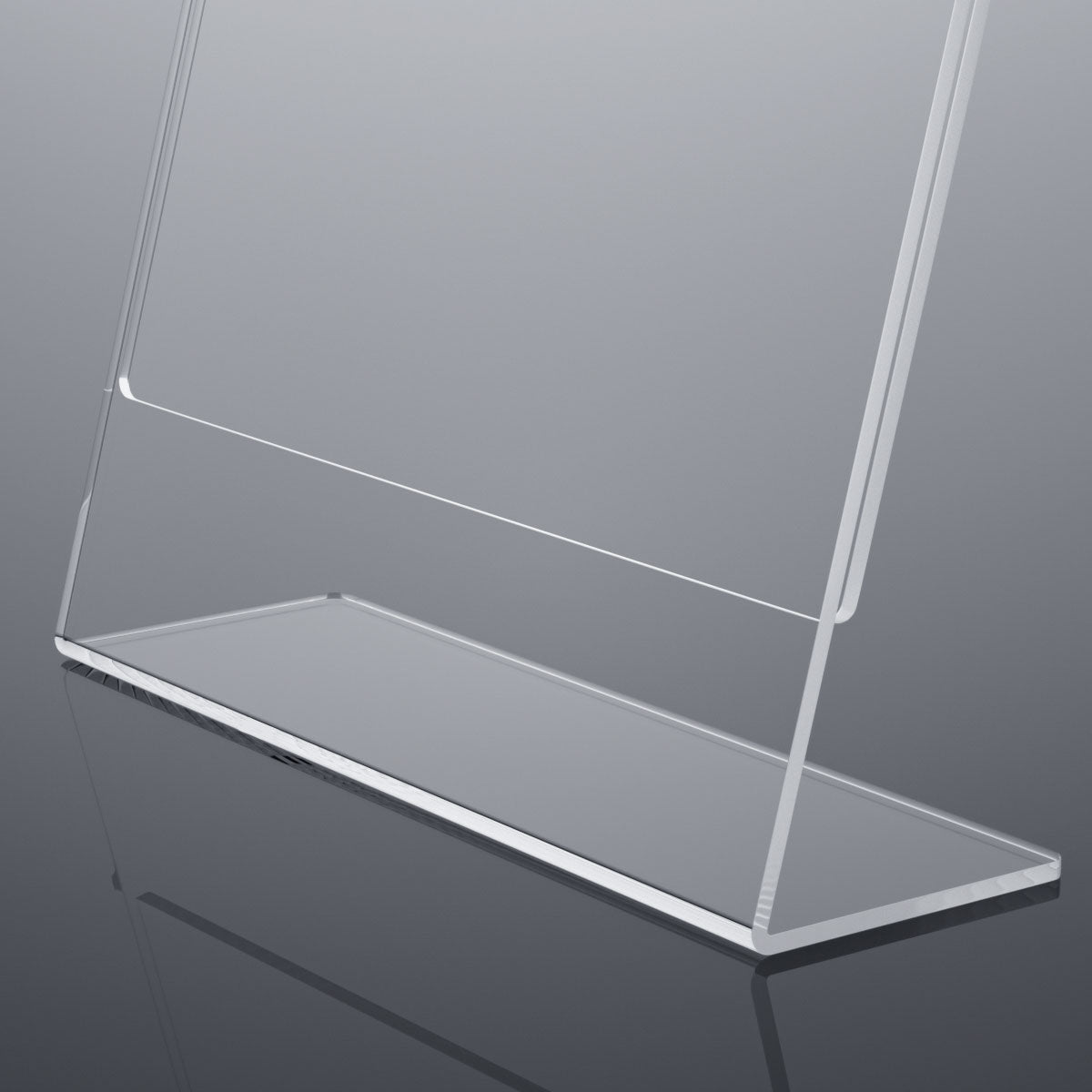 8.5×11" Acrylic L-Stand Horizontal Sign Holder – 3 Pack - NIUBEE