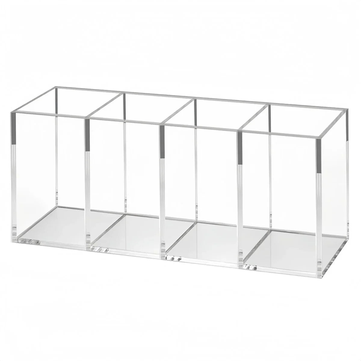 4-Slot Clear Acrylic Pen Holder - NIUBEE