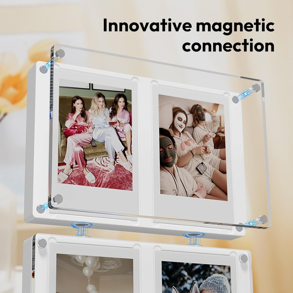 Double Magnetic Modular Frame Fits Instax Mini, 2-Pack - NIUBEE