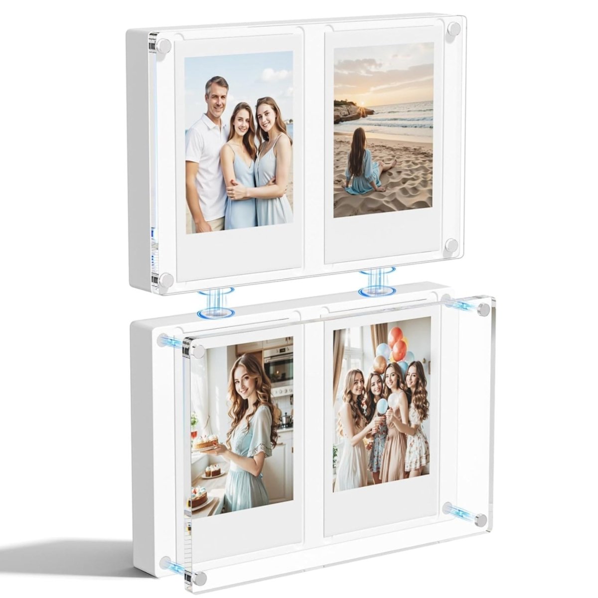 Double Magnetic Modular Frame Fits Instax Mini, 2-Pack - NIUBEE