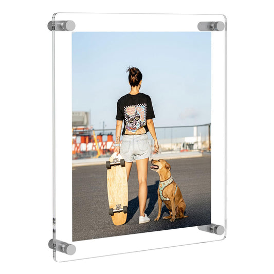 Acrylic Floating Picture Frame 8x10