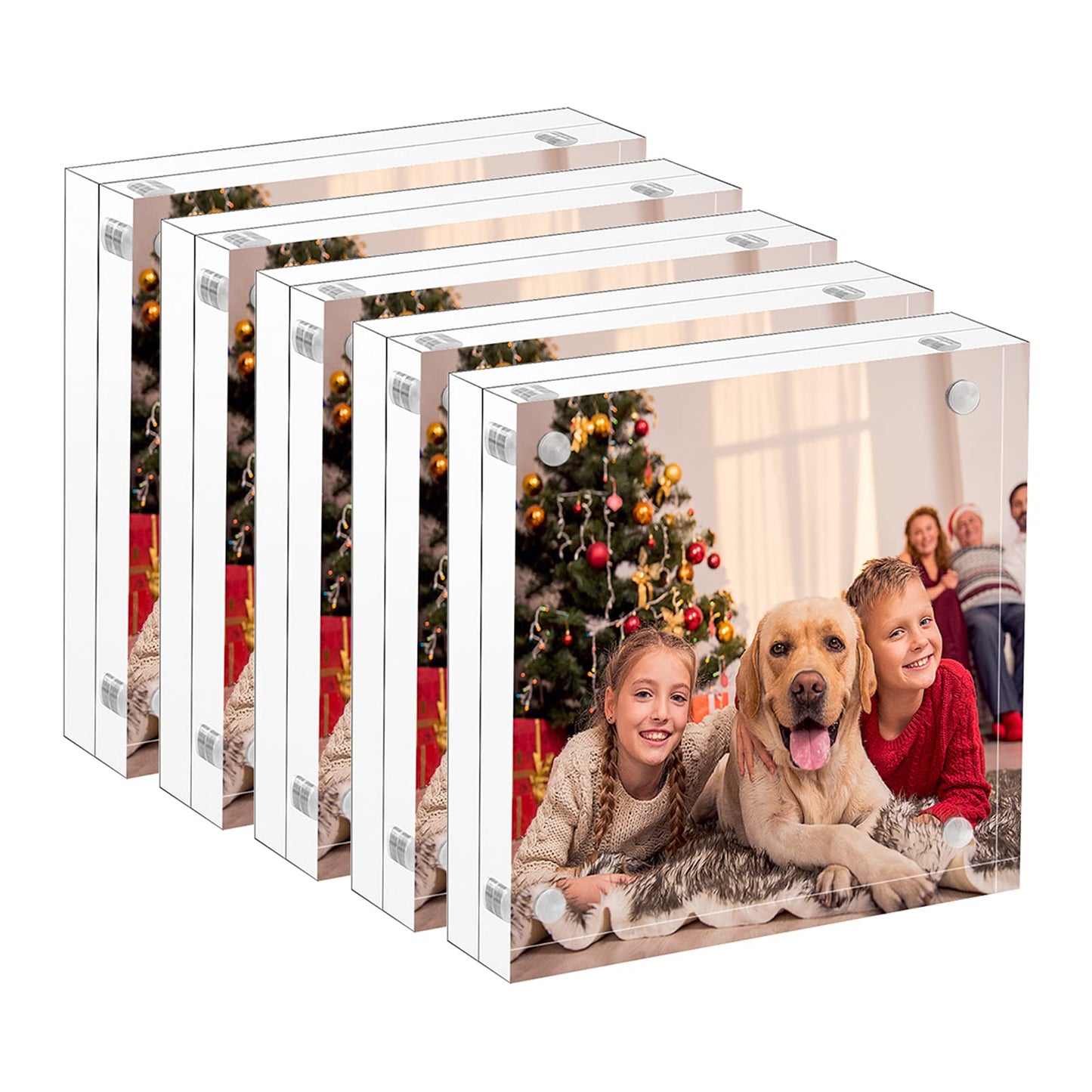 4×4" Thick Square Acrylic Photo Frame