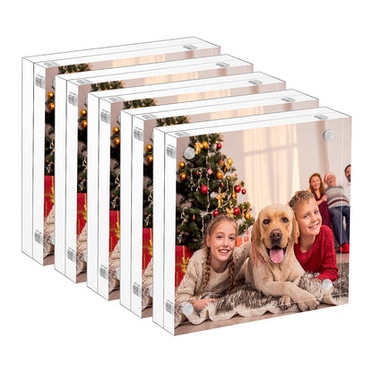 4×4" Thick Square Acrylic Photo Frame