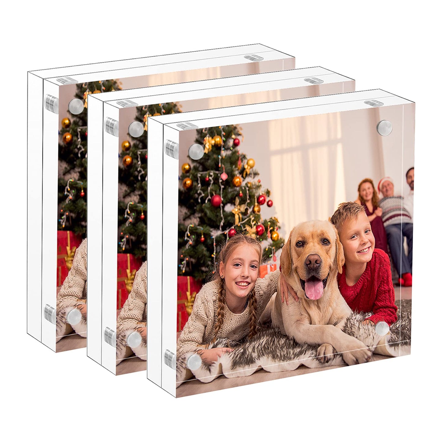 4×4" Thick Square Acrylic Photo Frame