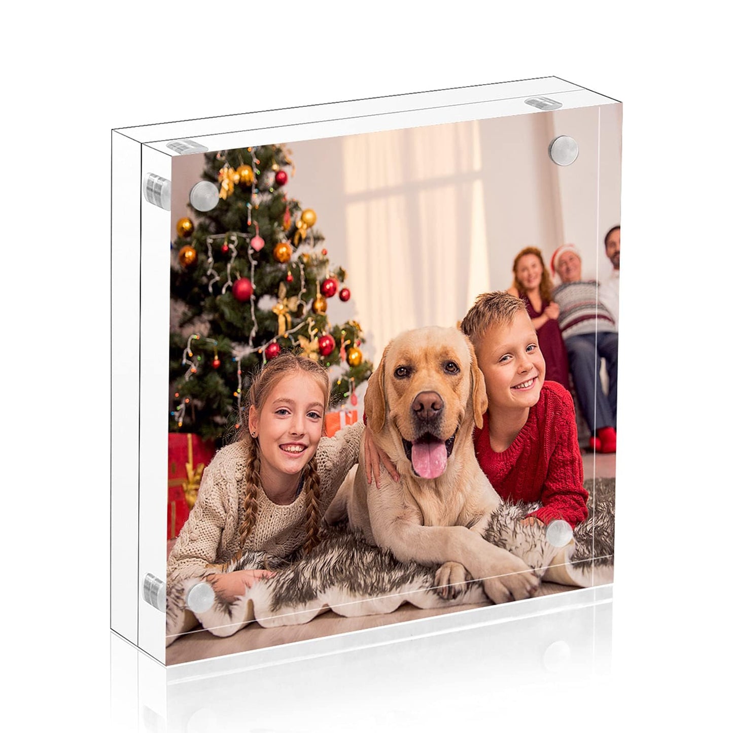 8×8" Thick Square Acrylic Photo Frame