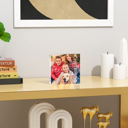 4×4" Thick Square Acrylic Photo Frame