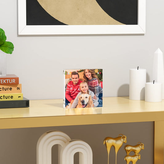 4×4" Thick Square Acrylic Photo Frame