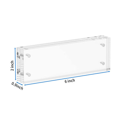 2×6" Thick Acrylic Photo Booth Frame