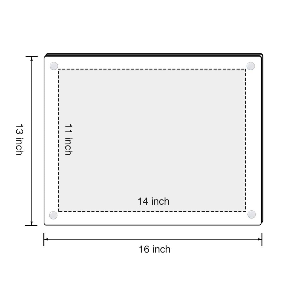 Acrylic Floating Picture Frame 11x14