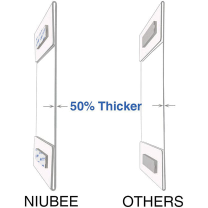 4×6" Adhesive Acrylic Sign Holder Vertical