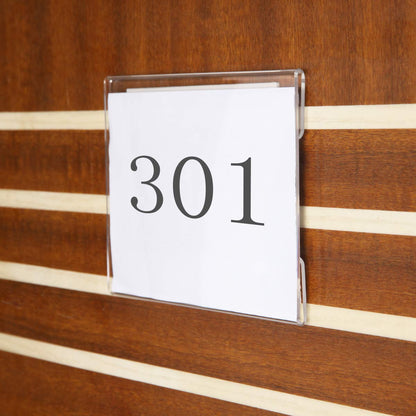 5×7" Adhesive Acrylic Sign Holder Horizontal