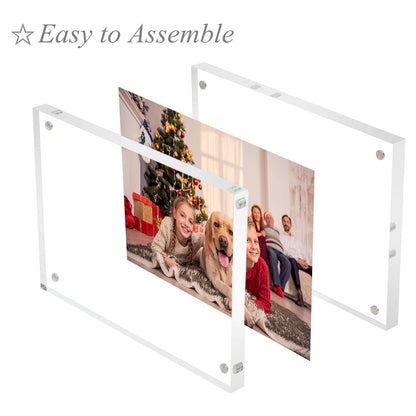 8×8" Thick Square Acrylic Photo Frame