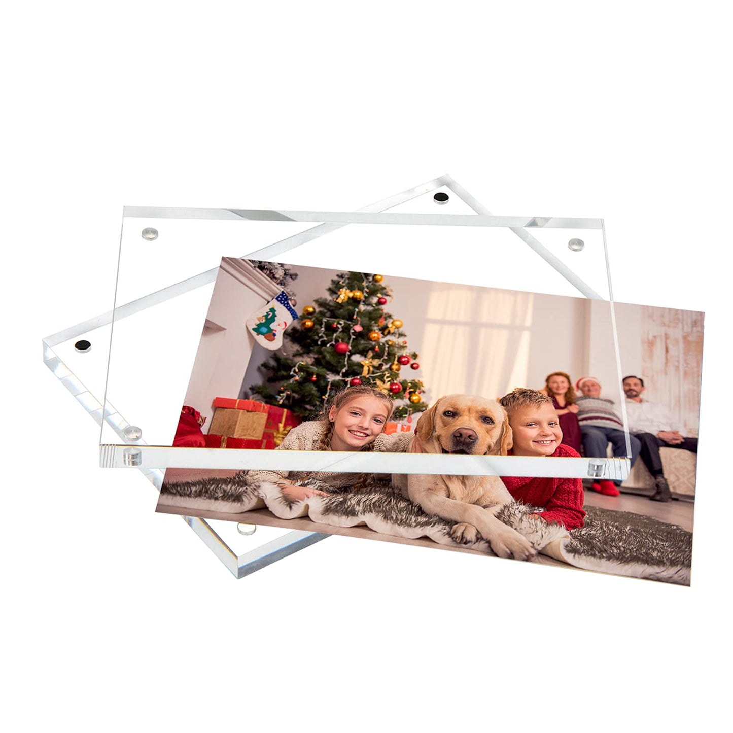 4×4" Thick Square Acrylic Photo Frame