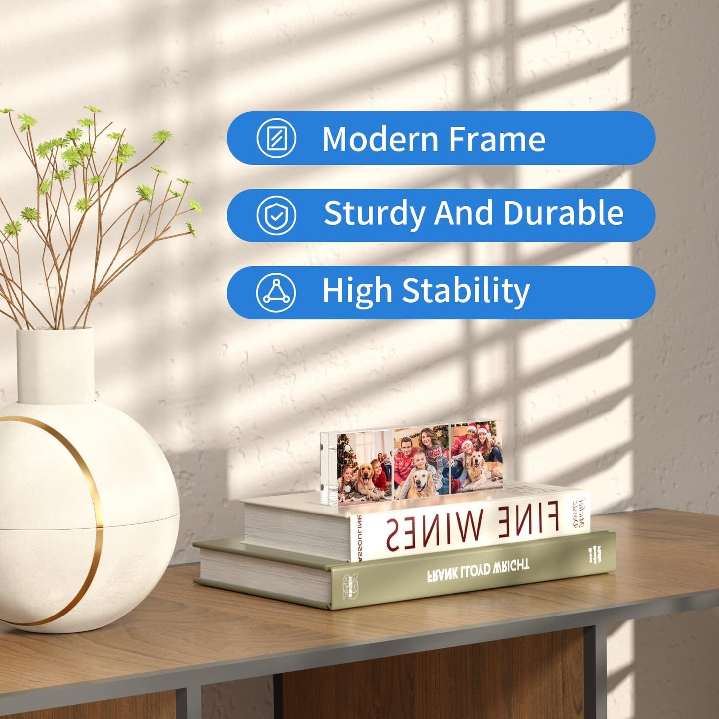 2×6" Thick Acrylic Photo Booth Frame
