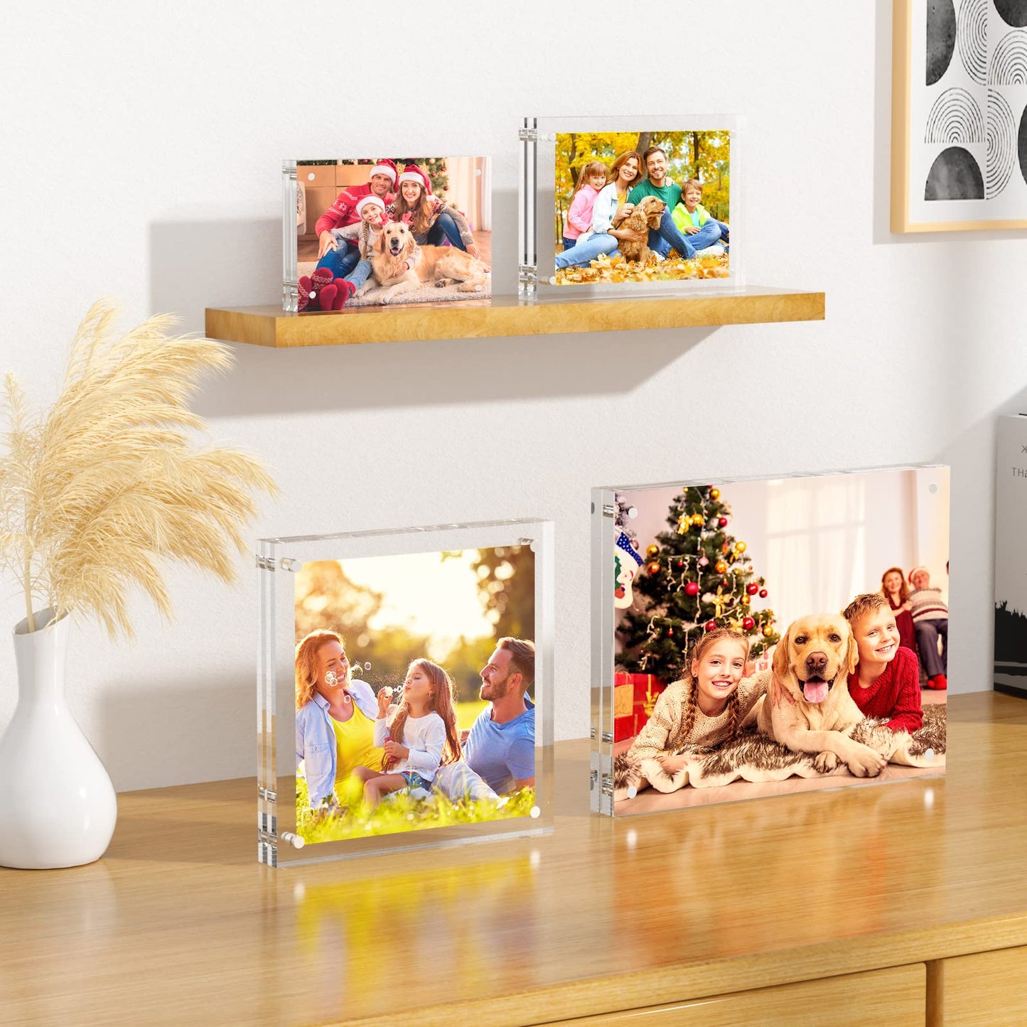 4x6" Thick Acrylic Photo Frame