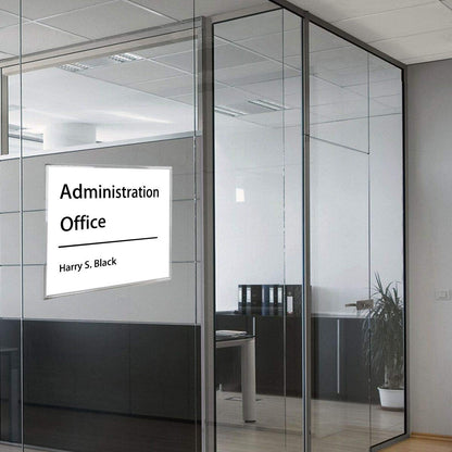 8.5×11" Adhesive Acrylic Sign Holder Horizontal