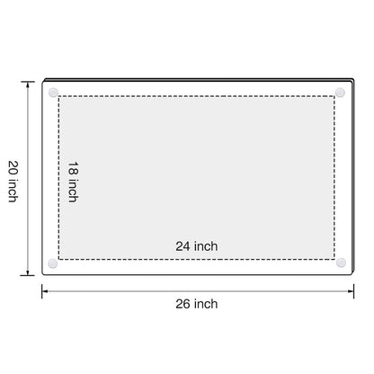 Acrylic Floating Picture Frame 18x24