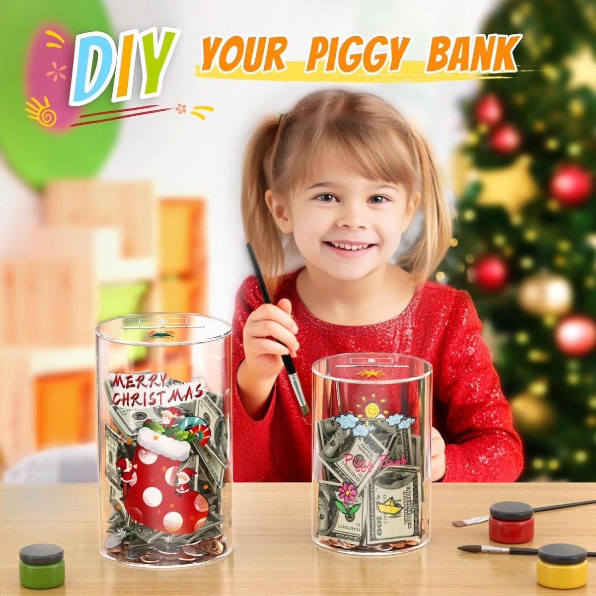 Medium Acrylic Money Bank - NIUBEE