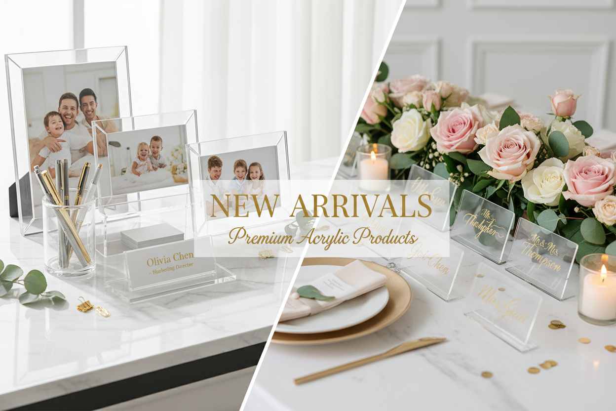 new-arrivals, premium acrylic products-NIUBEE